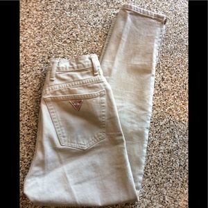 COPY - Guess cream high waisted jeans. Size 27